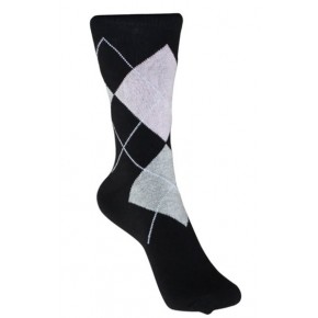 Black - Argyle Socks