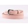 Soft Pink - Thin Leather Belt