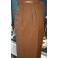 Brown Twill - High Waisted Trousers