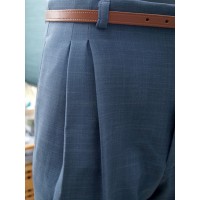 Teal High Waisted Trousers