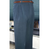 Teal High Waisted Trousers