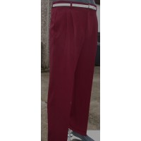 Burgundy High Waisted Trousers