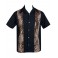 Steady Clothing - Black/Leopard Panel Shirt