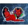 Coop - Smokin Devil and Girl Sticker